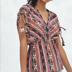 Anthropologie Eryka blouse Vineet Bahl M EUC